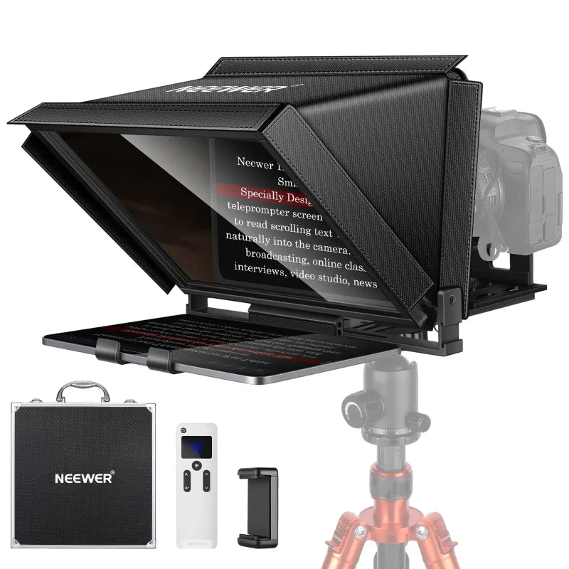 Neewer X12 Teleprompter 14"/36cm with 1/4" Mount and Remote Control