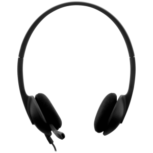 H340 USB Computer Headset - Black