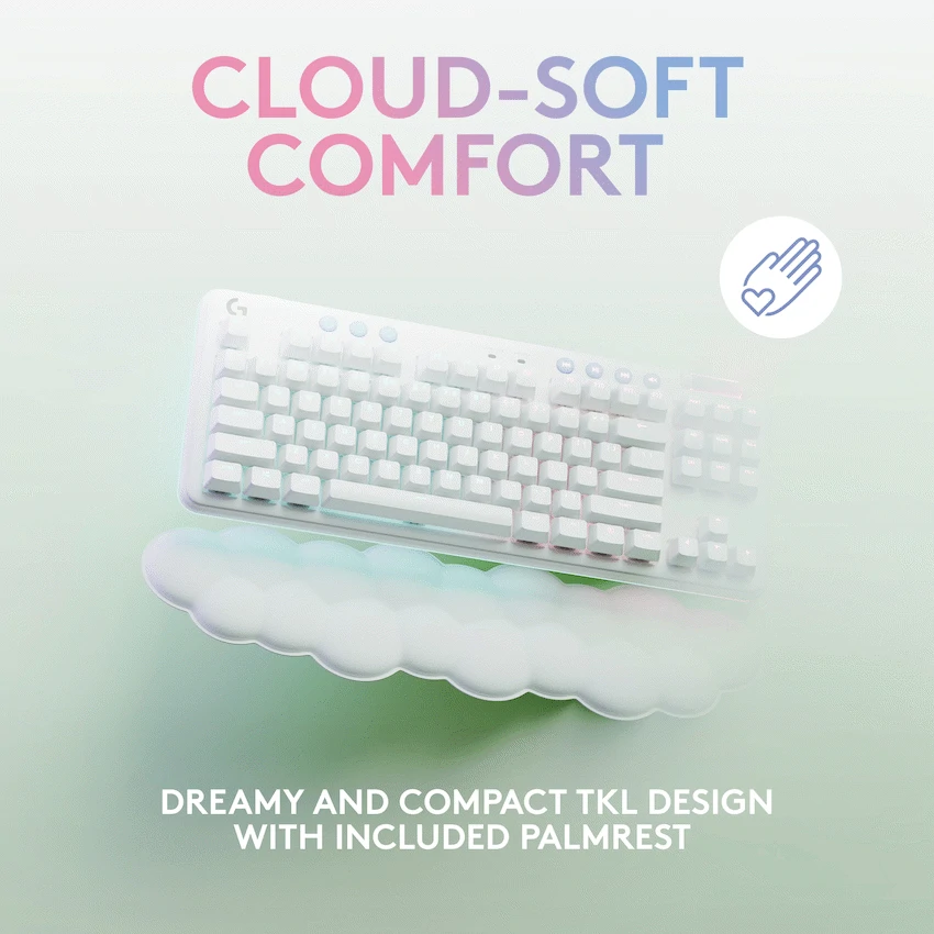 Logitech(R) G715 Wireless Mechanical Gaming Keyboard - White - Image 2