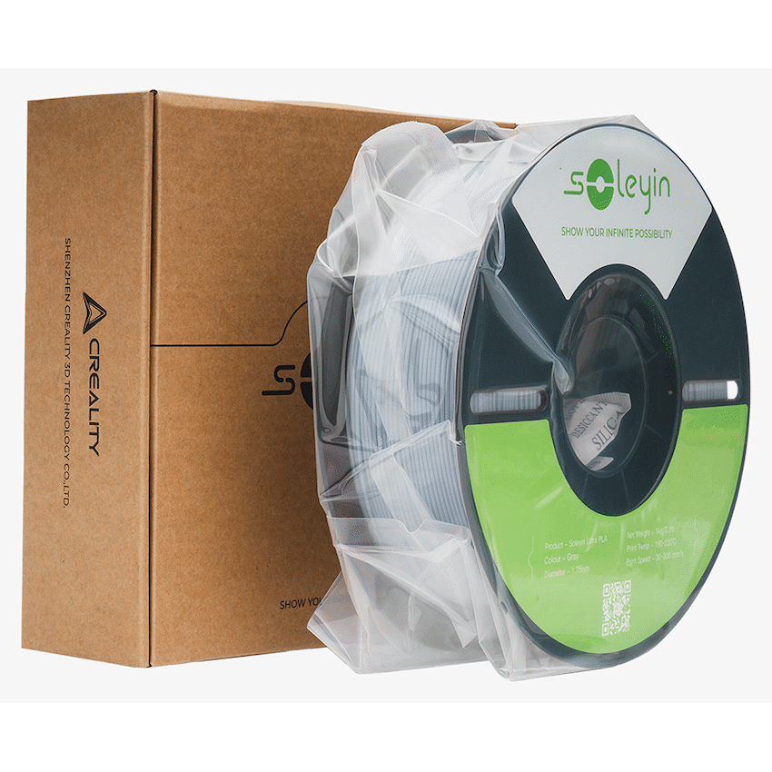 Soleyin Ultra PLA Matte Gray - Image 2