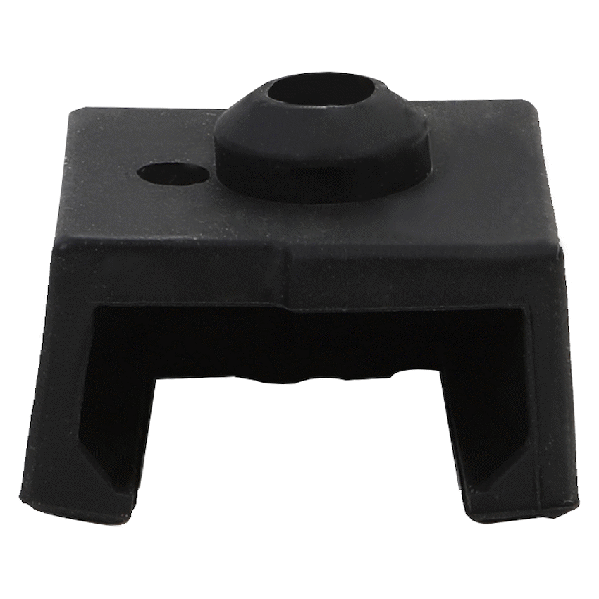 Creality Heating Block Silicone Cover (23x23x17) - Flame-Retardant Silicone - Black - Image 2