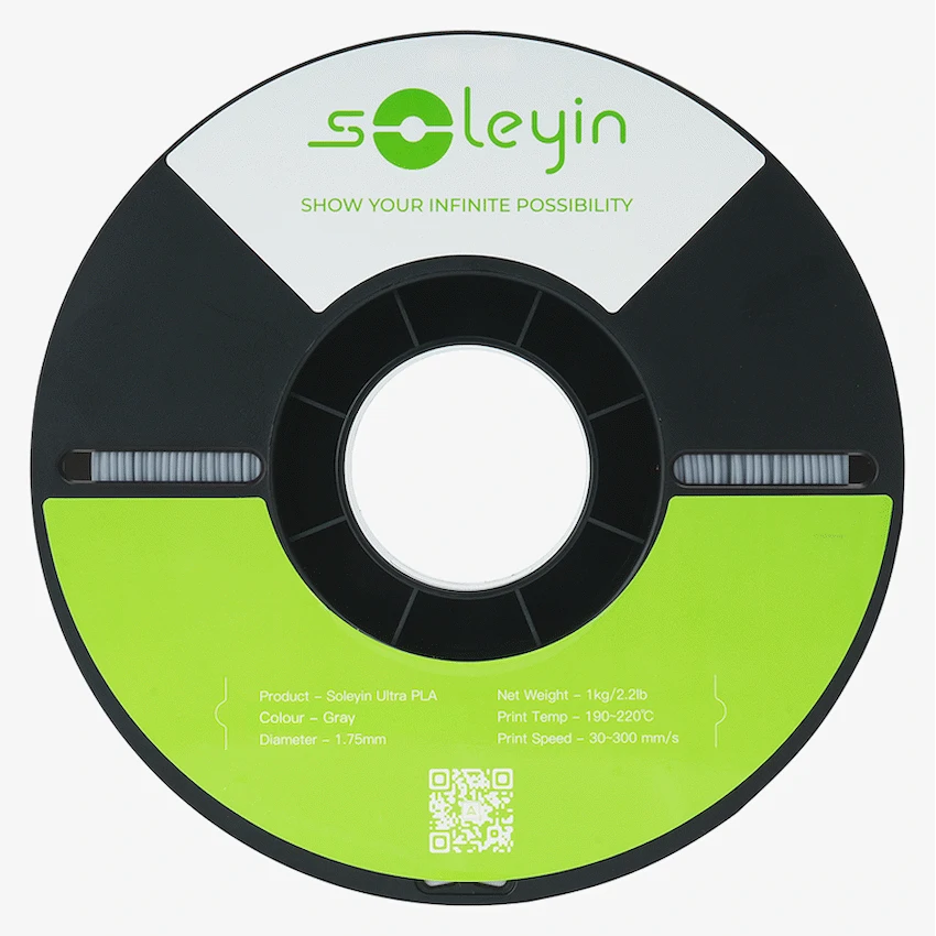 Soleyin Ultra PLA Matte Gray - Image 3