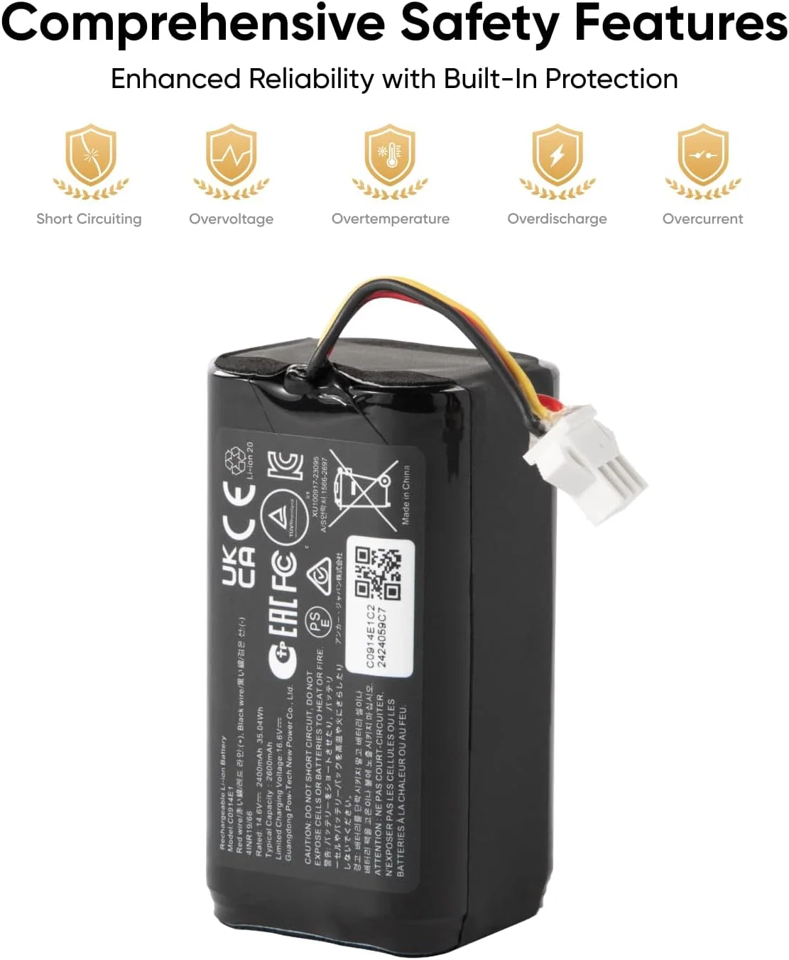 eufy Clean Replacement Battery for 15C Max, G20 Hybrid - Image 3