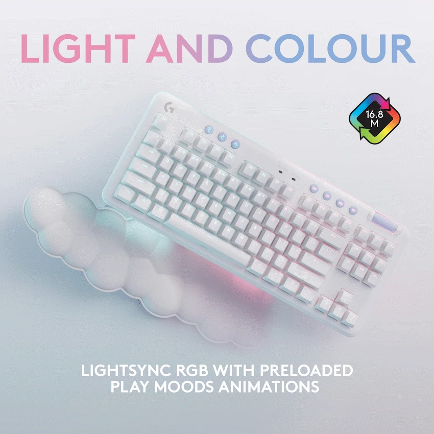 Logitech(R) G715 Wireless Mechanical Gaming Keyboard - White - Image 4