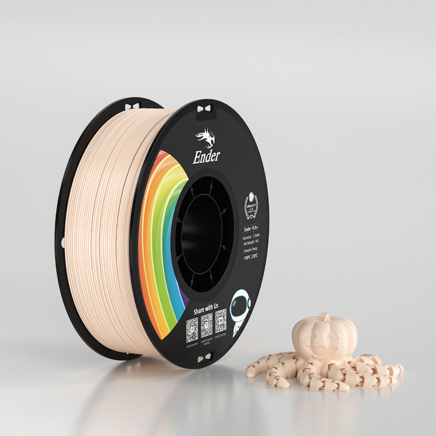 Ender PLA+ Filament 1kg - Beige - Image 4