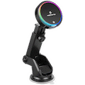 Volkano Sentinel Series Qi2.2 Magnetic Wireless Charging Car Dash Mount Phone Holder - Black