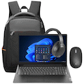 Lenovo Laptop 82YU015DSA - V15 AMD Ryzen 5 16/512 Bag+Mouse+Headphone