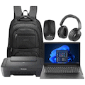 Lenovo Laptop 82YU015DSA - V15 AMD Ryzen 5 16/512 Printer+Bag+Mouse+Headphone