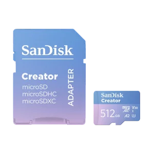 SanDisk 512GB CREATOR MICRO SD 190MB/S (4012)
