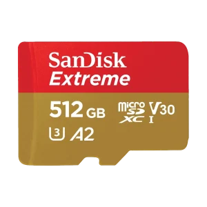 SanDisk 512G MicroSDHC Extreme (190MB/s) A2 C10 V3