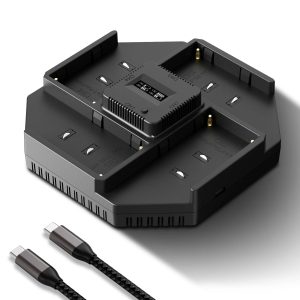 Neewer NW-F4 100W 4-Channel Fast Charger for Sony NP-F Batteries