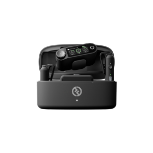 Hollyland LARK MAX 2 Combo 4-Person Wireless Microphone System for Cameras and Mobile Devices (Space Gray, 2.4 GHz)