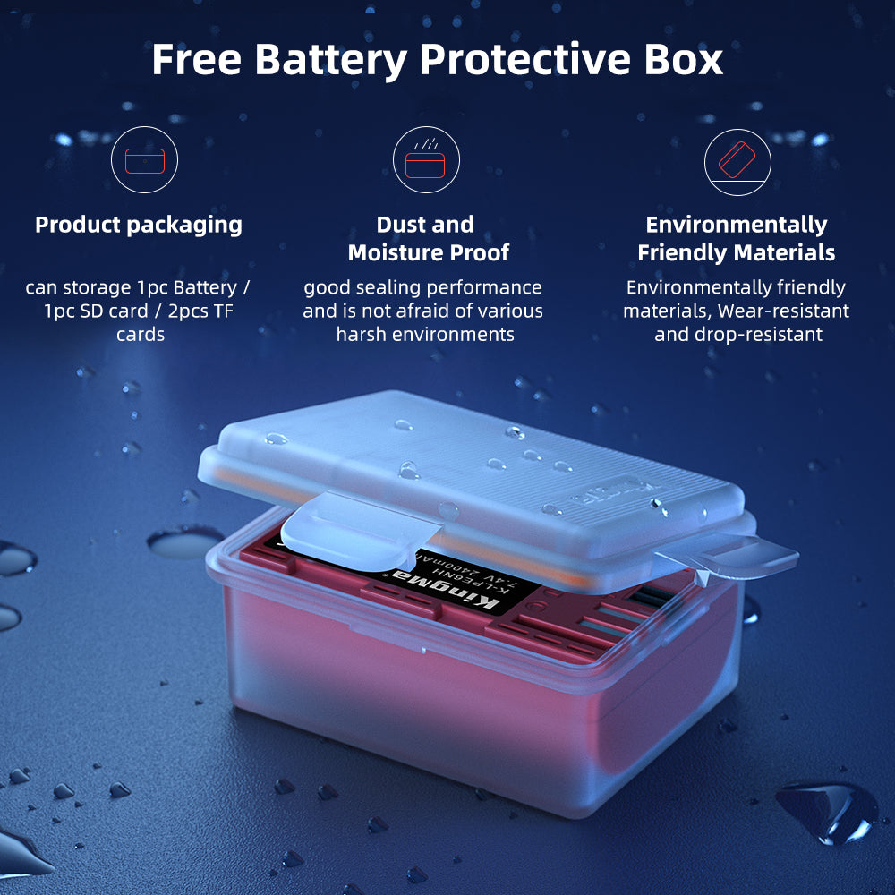 KingMa LP-E6NH Camera Battery for Canon 2400mAh - Image 5