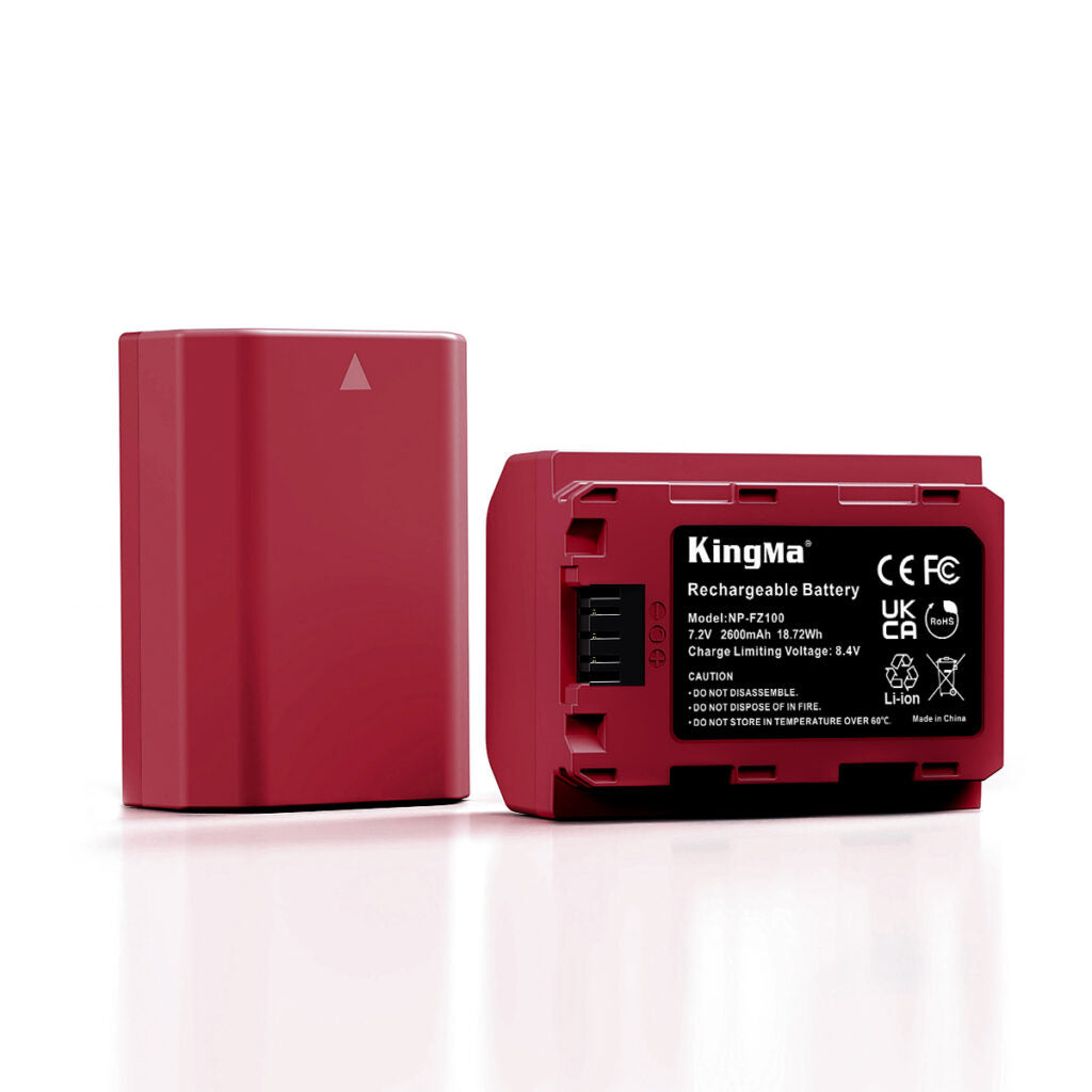 KingMa NP-FZ100 Camera Battery for Sony 2600mAh with Case - Image 3