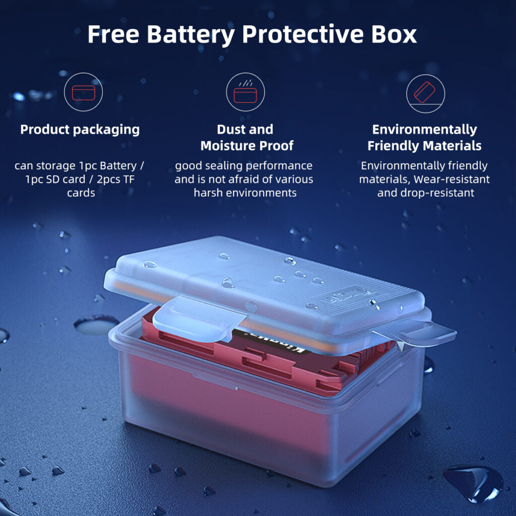 KingMa NP-FZ100 Camera Battery for Sony 2600mAh with Case - Image 6