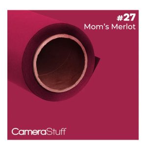 Seamless Paper Backdrop 1.35x10m no27 Mom's Merlot Burgundy
