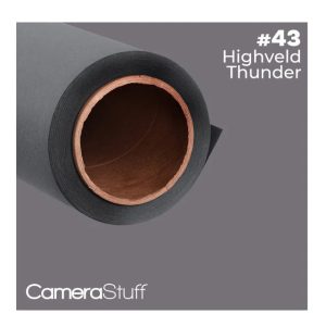 Seamless Paper Backdrop 1.35x10m No43 Highveld Thunder Grey