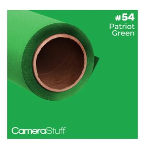 Seamless Paper Backdrop 1.35x10m No54 Patriot Green (Chroma-Key)