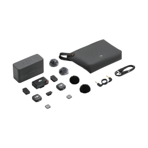 DJI Mic 3 2-Person Compact Digital Wireless Microphone System/Recorder for Camera and Smartphone (2.4 GHz)