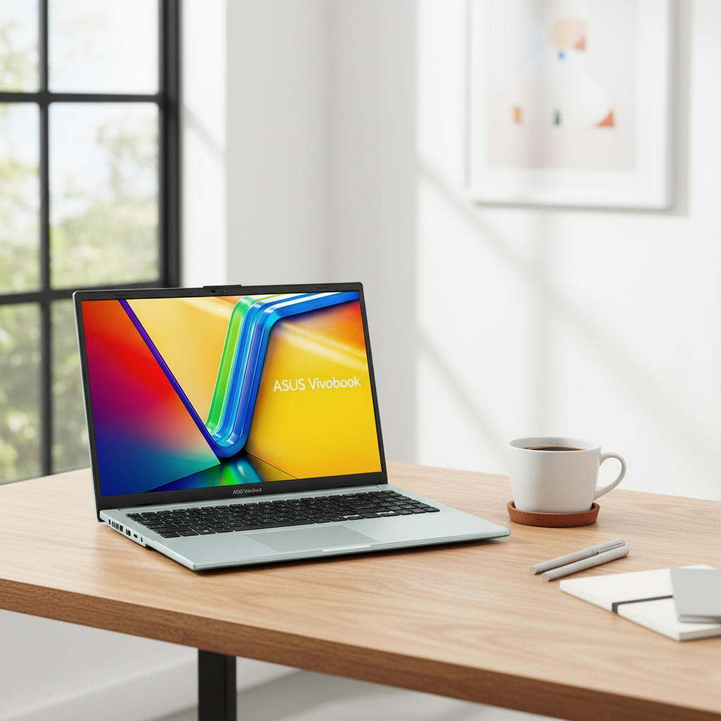 Asus Vivobook Go 15 E1504FA 15.6" Ryzen 3 8GB 256GB SSD Win 11 Home Laptop (Silver)