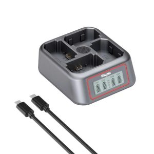 KingMa BM069 4-Bay USB-C Charger for Fujifilm NP-W235