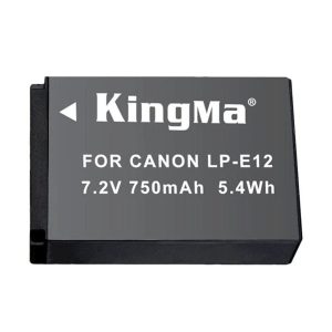 KingMa LP-E12 Camera Battery for Canon 750mAh with Case