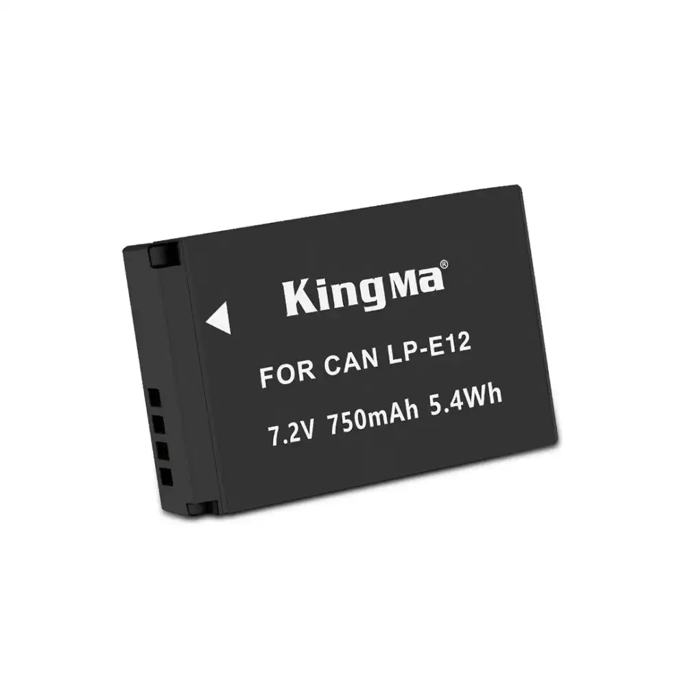 KingMa LP-E12 Camera Battery for Canon 750mAh with Case - Image 4