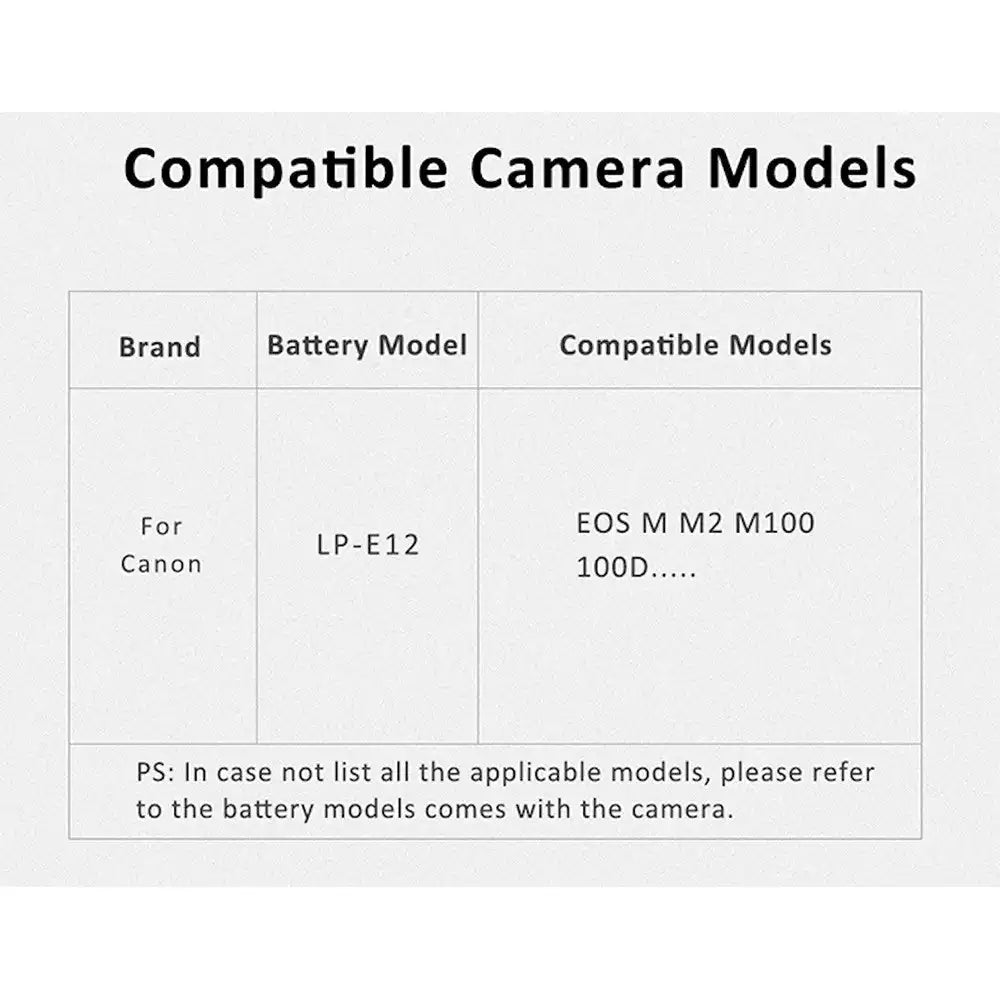 KingMa LP-E12 Camera Battery for Canon 750mAh with Case - Image 5