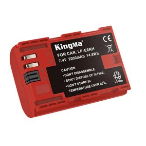 KingMa LP-E6NH Camera Battery for Canon 2000mAh