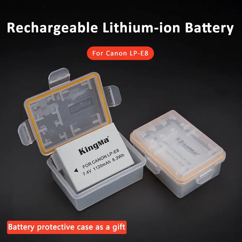 KingMa LP-E8 Camera Battery for Canon 1120mAh - Image 2