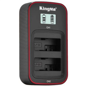 KingMa BM058 LP-E8 LCD Dual USB-C Charger for Canon