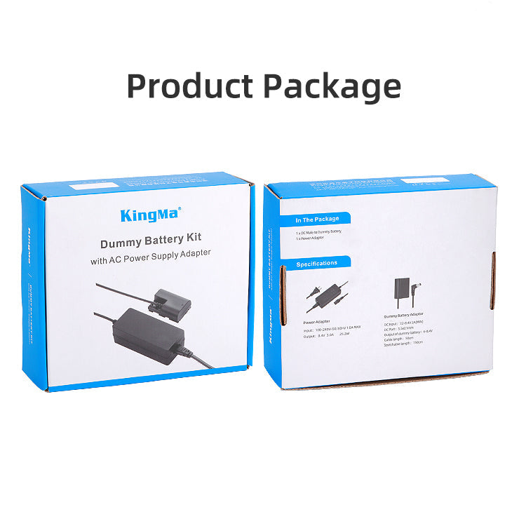 KingMa DR-LPE17 Canon LP-E17 Dummy Battery with AC Power Supply - Image 3