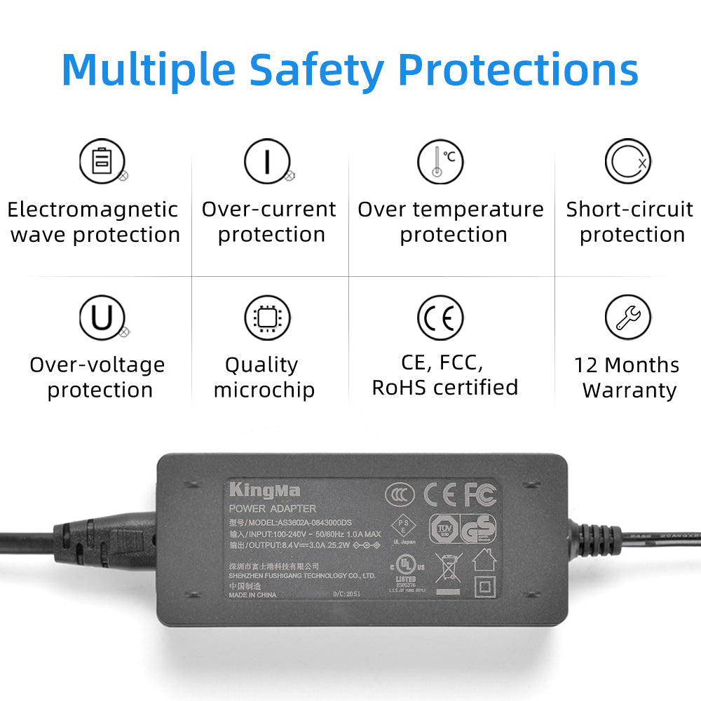 KingMa DR-LPE6 Canon LP-E6 Dummy Battery with AC Power Supply - Image 6