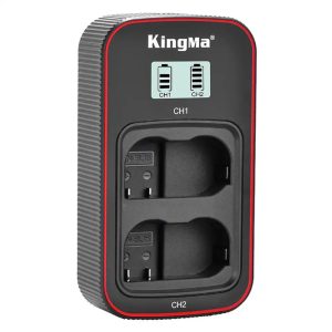 KingMa BM058 EN-EL15 LCD Dual USB-C Charger for Nikon