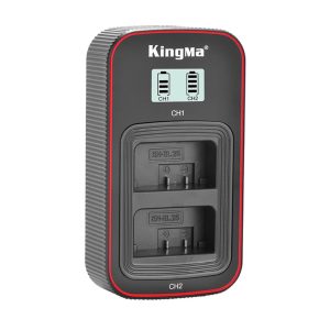 KingMa BM058-ENEL25 LCD Dual USB-C Charger for Nikon