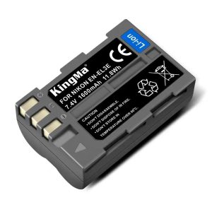 KingMa EN-EL3e Camera Battery for Nikon 1600mAh with Case
