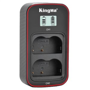 KingMa EN-EL3e LCD Dual USB Charger for Nikon