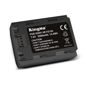 KingMa NP-FZ100 Camera Battery for Sony 2000mAh with Case