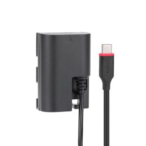 KingMa TC-LPE6 USB-C LP-E6 Dummy Battery Adapter for Canon