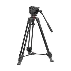 Manfrotto MVK500XAM Video Kit with MVH500XAH Head, MVT502AM Tripod and Padded Bag