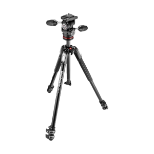 Manfrotto MK190x3-3W1 190X Aluminium 3-Section Tripod Kit with MH804-3W 3-Way Head
