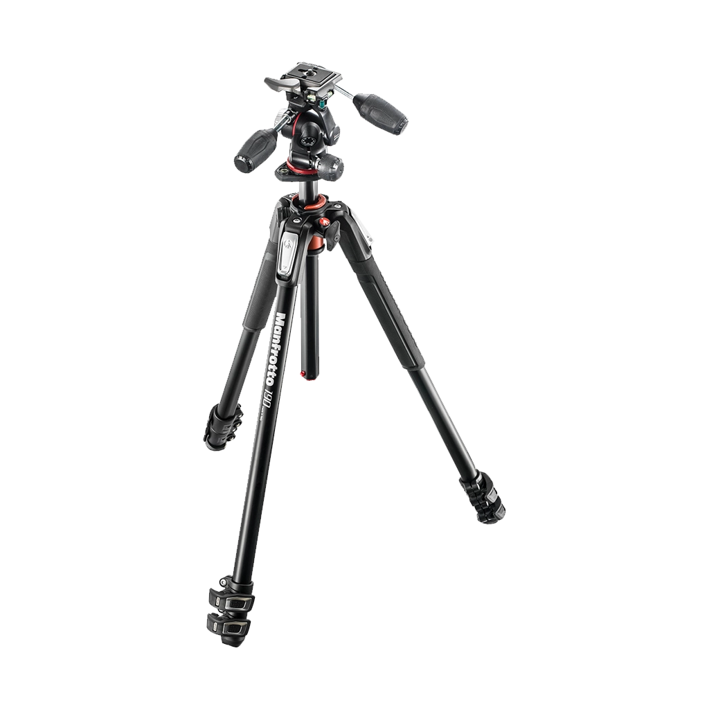 Manfrotto MK190XPRO3-3W 190 Aluminium 3-Section Tripod Kit with Xpro 3-Way Head