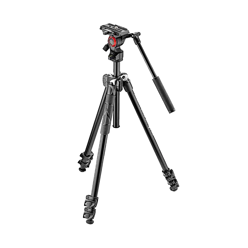 Manfrotto MK290LTA3-V 290 Light Aluminium 3-Section Tripod Kit with Befree Live Video Head