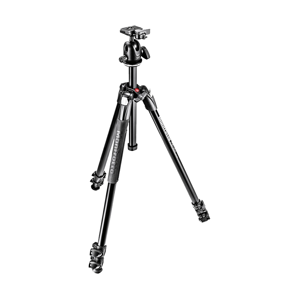 Manfrotto MK290XTA3-BH 290 Xtra Aluminium 3-Section Tripod Kit with Ball Head