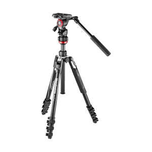 Manfrotto Mvkbfrl-Live Befree Live Aluminium Lever Video Tripod Kit with Fluid Head