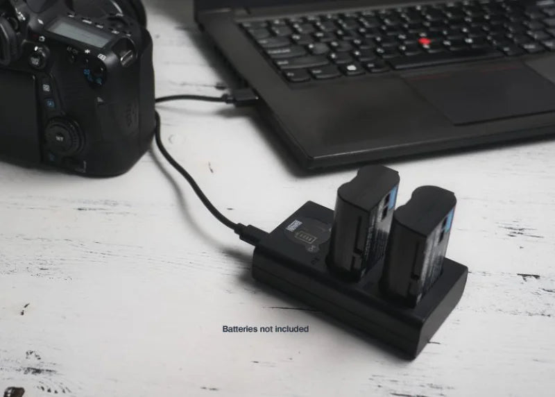 Newell DL-USB-C Dual Battery Charger for Nikon EN-EL3e - Image 4