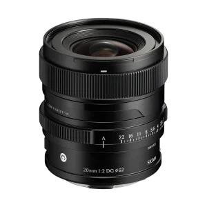 SIGMA 20mm F2 DG | Contemporary — L-Mount(Black)(Special Order)