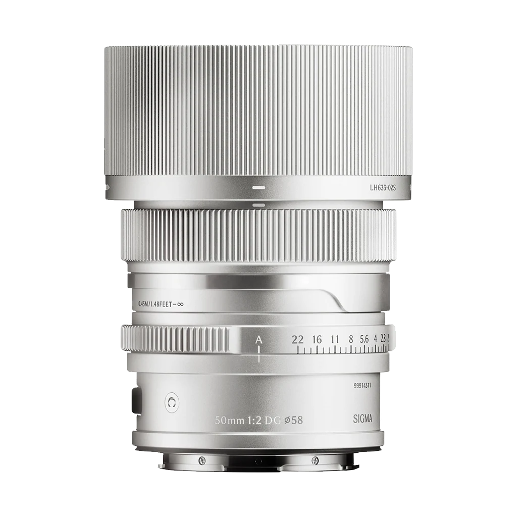 Sigma 50mm f/2 DG Contemporary Lens (L-Mount, Silver) (Special Order)