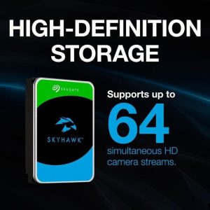 Seagate 8TB Skyhawk - Dvr/nvr 3.5" SATA Internal Hard Drive