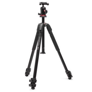 Manfrotto MK190x3-Q6T 190X Aluminium 3-Section Tripod Kit with 496 Ball Head (Arca-Swiss)